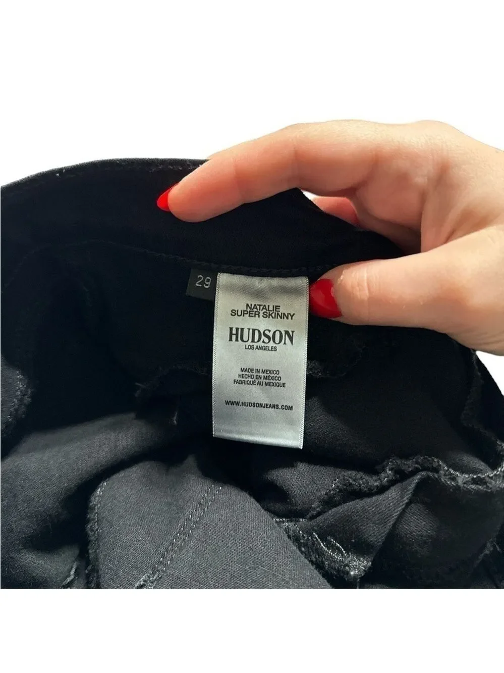 Hudson Midrise Ankle Natalie Super Skinny Jeans